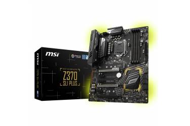 Материнская плата MSI Z370 SLI PLUS Soc-1151 Intel Z370 4xDDR4 ATX AC`97 8ch(7.1) GbLAN RAID+DVI+HDMI
