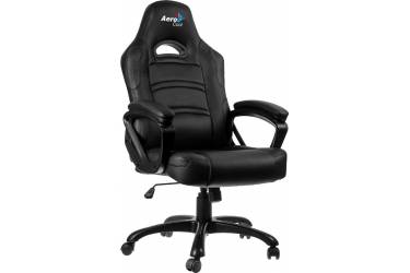 Кресло игровое Aerocool 428062 черный сиденье черный кожа крестовина металл