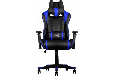 Кресло игровое Aerocool 428432 черный/синий сиденье черный/синий искусственная кожа