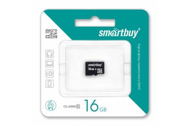 Карта памяти SmartBuy MicroSDHC 16GB Class 10