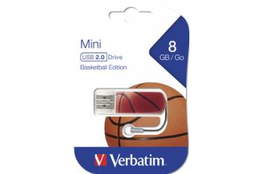 USB флэш-накопитель 8GB Verbatim Mini Graffiti Edition баскетбол USB2.0