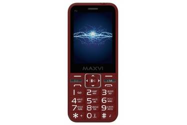 Мобильный телефон Maxvi P3 wine red