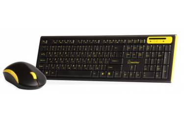 Комплект клавиатуара+мышь Smartbuy Wireless 23350AG черный