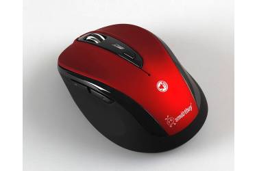 Компьютерная мышь Smartbuy Wireless 612AG беззвучная красная