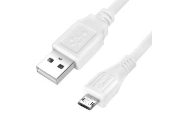 Кабель USB Aksberry microUSB 2A (белый)
