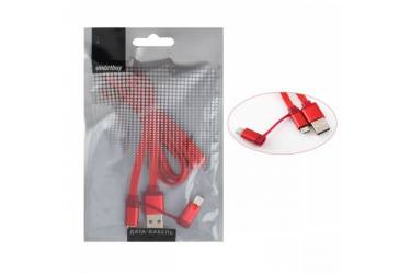 Кабель USB Smartbuy 2 в 1 Micro+8 pin, длина 1,2 м, красный