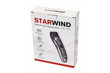Машинка для стрижки Starwind SBC1800 темно-серый/серебристый 5.5Вт 1 нас