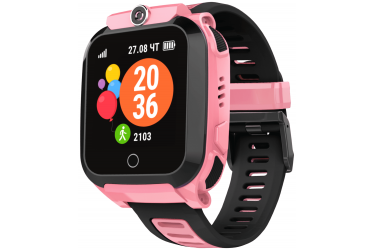 Детские смарт-часы GEOZON Basic Pink (розовый)G-W08PNK c 4G