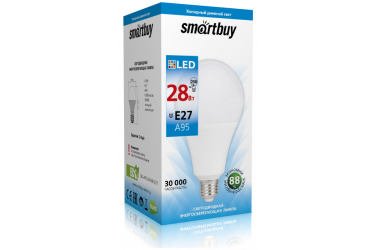 Светодиодная (LED) Лампа Smartbuy-A95-28W/6000/E27