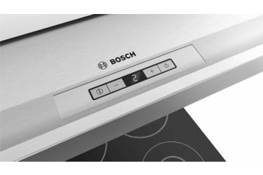 Вытяжка встраиваемая Bosch Serie 6 DFR067E51 серебристый управление: кнопочное (2 мотора)
