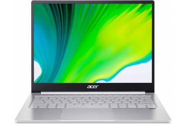 Ультрабук Acer Swift 3 SF313-53-50G6 Core i5 1135G7/8Gb/SSD512Gb/Intel Iris Xe graphics/13.5"/IPS/QHD (2256x1504)/Windows 10/silver/WiFi/BT/Cam