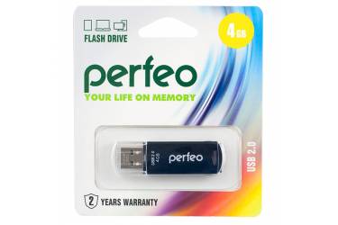 USB флэш-накопитель 4GB Perfeo C06 черный USB2.0