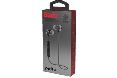 Наушники беспроводные (Bluetooth) Perfeo BUDZ чёрные