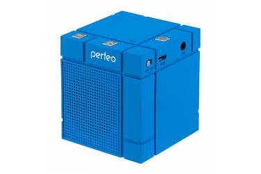 Портативная беспроводная bluetooth акустика Perfeo Xbass-Box синяя