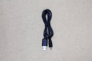 Кабель USB micro плоский черный в упак.