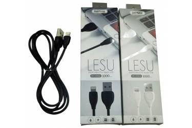 Кабель USB Remax Lesu Lite RC-050i Iphone 5 белый 1м в уп.