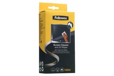 Чистящий набор (салфетки + спрей) Fellowes FS-99701 для экранов и оптики 125мл