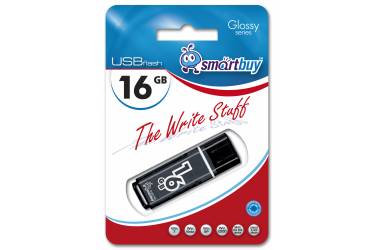USB флэш-накопитель 8GB SmartBuy Glossy series черный USB2.0