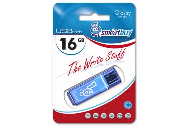 USB флэш-накопитель 8GB SmartBuy Glossy series синий USB2.0