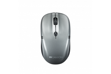 mouse CANYON 2.4GHz wireless optical Mouse with 4 buttons, DPI 800/1200/1600, dark gray pearl glossy