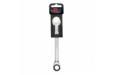 Ключ комбинированный с трещоткой на 17 мм, хромированный, 40X, Smartbuy tools