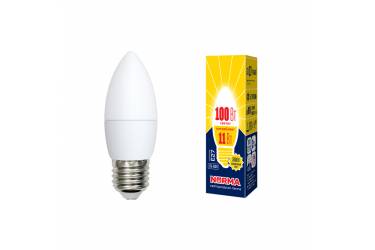 Лампа светодиодная Uniel Norma LED-C37-11W/WW/E27/FR/NR 3000K свеча