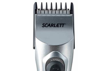 Машинка для стрижки Scarlett SC-160 серый 3Вт (насадок в компл:1шт)