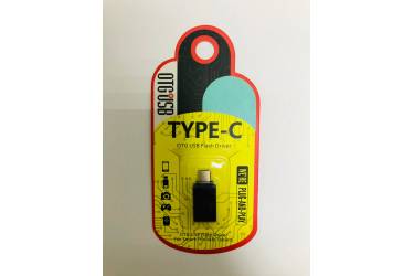 Адаптер OTG Reserve Type-C to USB Metal черный