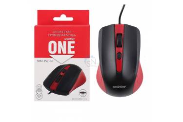 mouse Smartbuy ONE 352 красно-черная