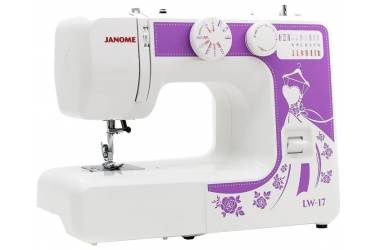 Швейная машина Janome LW-17 белый (кол-во швейных операций -15)