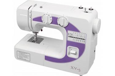 Швейная машина Janome XV-5 белый/фиолетовый