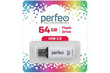 USB флэш-накопитель 64GB Perfeo C13 белый USB2.0