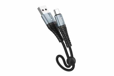 Кабель USB Hoco X38a Cool Charging Type C 25 см (черный)