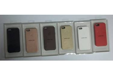Накладка Iphone 6 G/S (кожа) коричневый