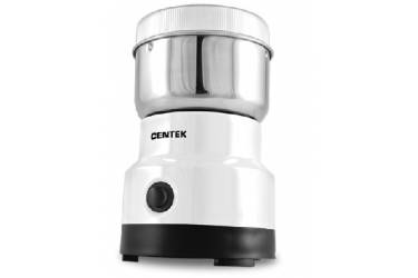 Кофемолка Centek CT-1357 (White) 250Вт, 200мл , мощный двигатель, стальной стакан, прозрачная крышка