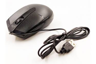mouse Perfeo "NO NAME-4", оптич., 3 кн, USB, чёрная, BULK