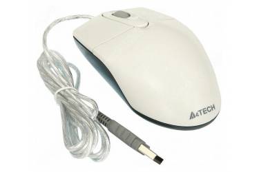Мышь A4Tech OP-720 белый оптическая (1000dpi) USB (3but)