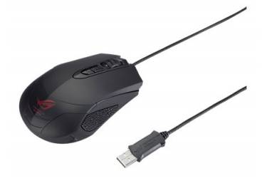 Мышь Asus GX860 черный лазерная (5600dpi) USB игровая (6but)