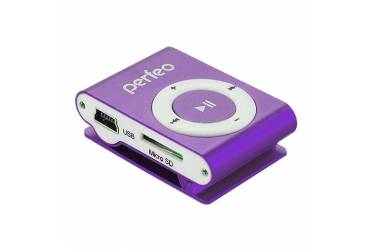 Портативный цифровой плеер Perfeo Music Clip Titanium 4 Gb фиолетовый