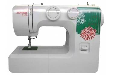 Швейная машина Janome 5500 белый (кол-во швейных операций-15)