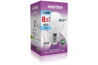 Светодиодная (LED) Лампа Smartbuy-G45-8,5W/4000/E27