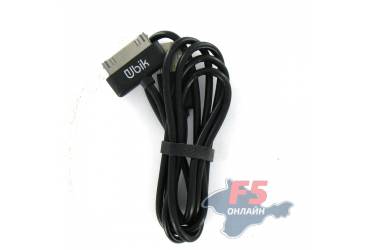 Кабель USB Ubik UB30 pin для iPhone 4/4S черный