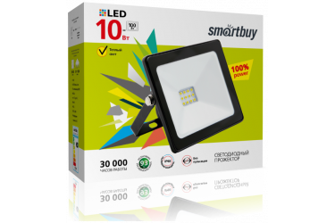 Светодиодный (LED) прожектор FL SMD Smartbuy-10W/4100K/IP65