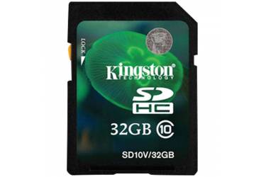 Карта памяти Kingston SDHC 32GB Class 4