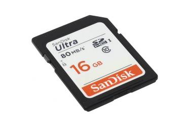 SDHC флэш-накопитель 16GB Class 10 SanDisk UHS-I Ultra Android (80MB/s)