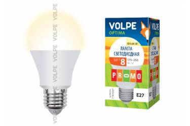 Лампа светодиодная Volpe LED-G45-8W/DW/6500/E27/FR/O шар мат