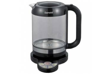 Чайник электрический Laretti LR7500 Black стекло 1,5л 2200Вт 4режима температуры
