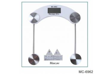 Весы напольные электронные Mercury MC-6962 стекло 180кг