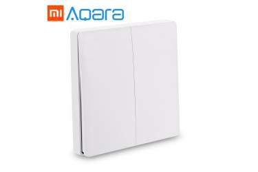 Выключатель света беспроводной Xiaomi Aqara Wall Wireless Switch Double Key Edition (WXKG02LM) White