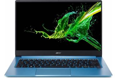 Ультрабук Acer Swift 3 SF314-57-735H Core i7 1065G7/16Gb/SSD1Tb/Intel UHD Graphics/14"/IPS/FHD (1920x1080)/Windows 10/lt.blue/WiFi/BT/Cam